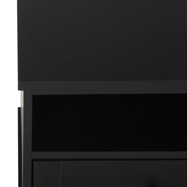 Shafa Modern Sideboard Tv Stand For Up To 55" Tvs, Sleek Light Grey Finish, Cable Management, Sturdy Storage