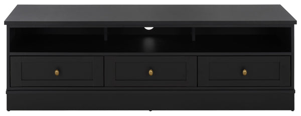 Shafa Modern Sideboard Tv Stand For Up To 55" Tvs, Sleek Light Grey Finish, Cable Management, Sturdy Storage