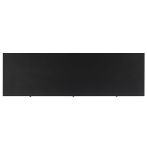 Shafa Modern Sideboard Tv Stand For Up To 55" Tvs, Sleek Light Grey Finish, Cable Management, Sturdy Storage