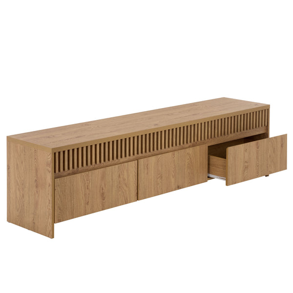 Masa 3-Drawer 71.5" Tv Stand — Sleek Low-Profile Media Console With Ample Hidden Storage And Surface Space