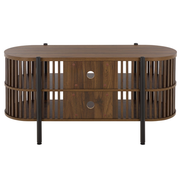Marami Modern 47.2" Tv Stand With Open Shelf, Metal Legs, Compact Design For Tvs Up To 43"