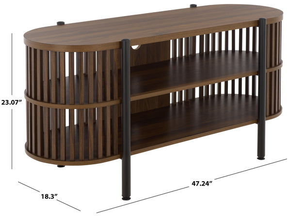 Marami Modern 47.2" Tv Stand With Open Shelf, Metal Legs, Compact Design For Tvs Up To 43"