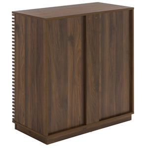 Moroto Modern 2-Door Sideboard With Durable Laminated Finish, Compact Storage Cabinet For Home Organizing