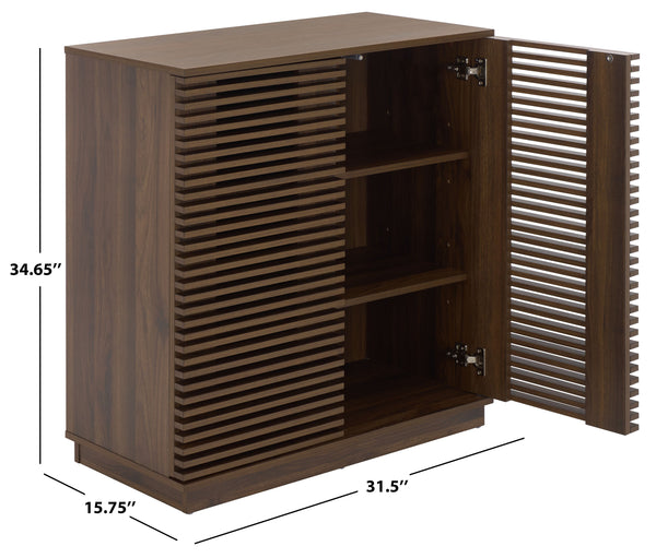 Moroto Modern 2-Door Sideboard With Durable Laminated Finish, Compact Storage Cabinet For Home Organizing