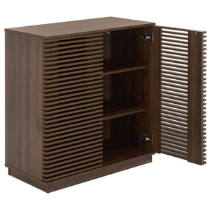 Moroto Modern 2-Door Sideboard With Durable Laminated Finish, Compact Storage Cabinet For Home Organizing