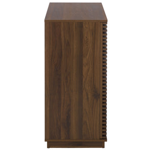 Moroto Modern 2-Door Sideboard With Durable Laminated Finish, Compact Storage Cabinet For Home Organizing