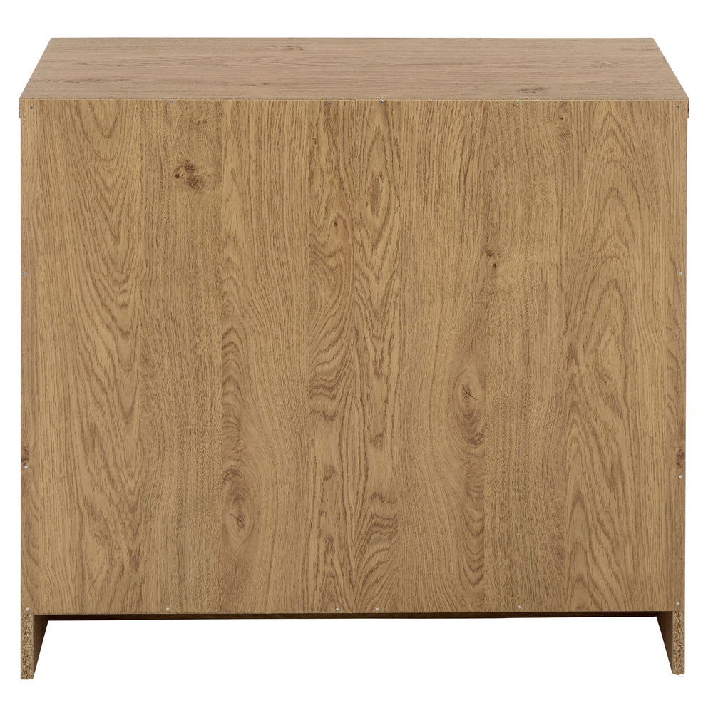 Masa Two-Door Sideboard 31.2" — Compact Contemporary Storage Cabinet With Shelves For Dining Room