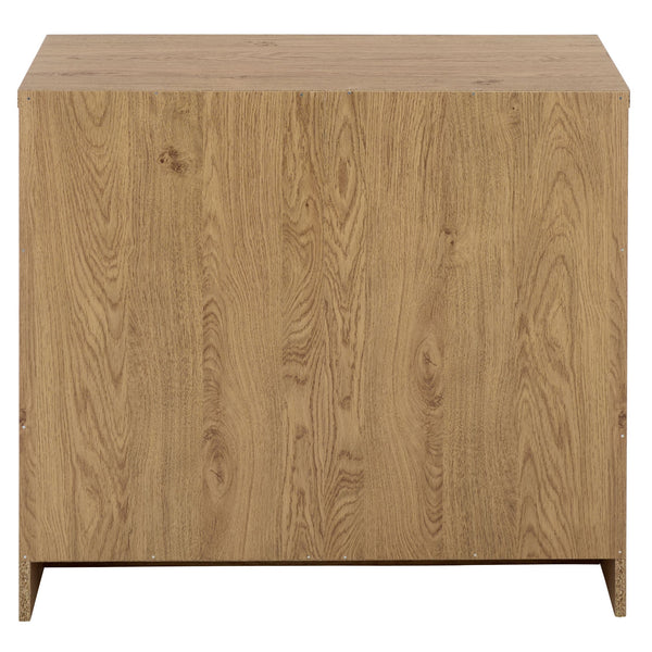 Masa Two-Door Sideboard 31.2" — Compact Contemporary Storage Cabinet With Shelves For Dining Room