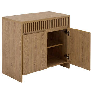Masa Two-Door Sideboard 31.2" — Compact Contemporary Storage Cabinet With Shelves For Dining Room
