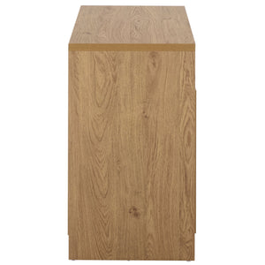Masa Two-Door Sideboard 31.2" — Compact Contemporary Storage Cabinet With Shelves For Dining Room