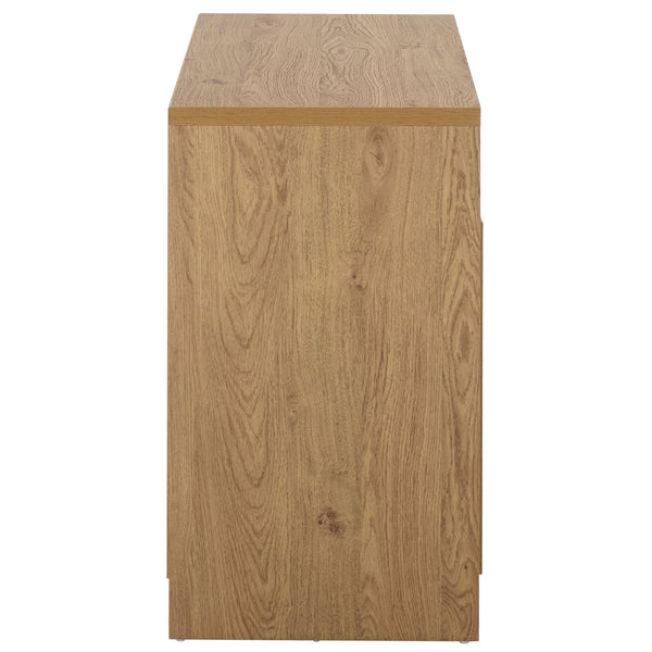 Masa Two-Door Sideboard 31.2" — Compact Contemporary Storage Cabinet With Shelves For Dining Room