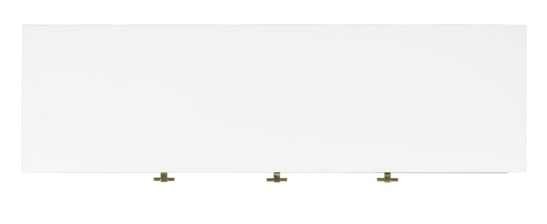Safavieh Genevieve Media Stand - Mid-Century Modern Design With Glamorous Gold Legs For Stylish Living Rooms Walnut / White MED5000A