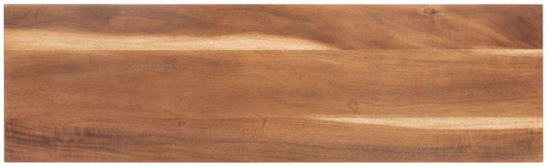 Safavieh Cricket Retro-Chic Open Shelf Media Stand - Durable Mahogany, Warm Acacia Finish For Stylish Living Rooms MED5002A