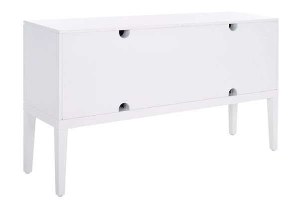 Safavieh Riya Chic 3-Door Sideboard With Gold-Tone Accents & Adjustable Shelves For Stylish Organization MED5005A