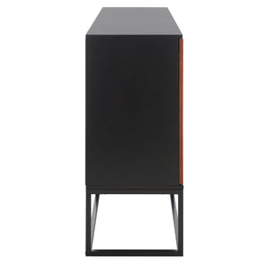 Safavieh Vance 3-Door Sideboard With Adjustable Shelves - Stylish Mahogany Storage For Modern Living Spaces MED5007A