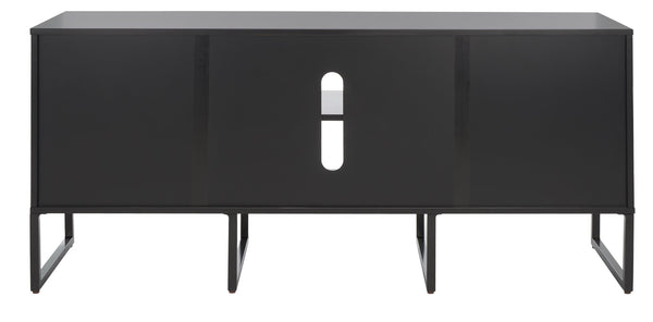 Safavieh Vance Modern Industrial Media Stand With 1 Door, 2 Drawers & 2 Shelves For Stylish Storage Solutions MED5008A