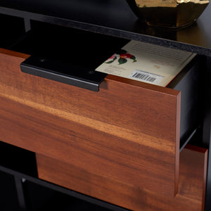 Safavieh Vance Modern Industrial Media Stand With 1 Door, 2 Drawers & 2 Shelves For Stylish Storage Solutions MED5008A