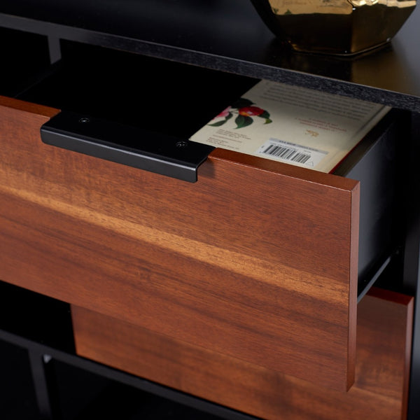 Safavieh Vance Modern Industrial Media Stand With 1 Door, 2 Drawers & 2 Shelves For Stylish Storage Solutions MED5008A