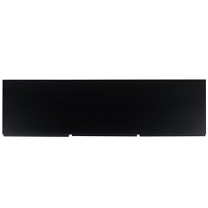 Safavieh Zadie Modern Coastal Elegance Rattan Sideboard With Two Shelves For Stylish Storage Solutions Black With Natural Rattan / Gold Legs MED5010A