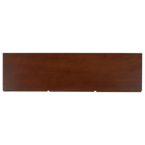 Safavieh Zadie Coastal-Inspired Rattan Sideboard With Two Shelves For Stylish Storage In Any Room Walnut / Natural MED5010F