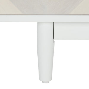Safavieh Tay 3-Shelf Media Stand: Retro-Chic Design With Chevron Pattern, Storage & Style For Your Living Room MED5012A