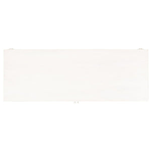 Safavieh Raelie Artisan-Designed 2-Shelf Media Stand With White Wash Finish And Elegant Cut-Out Facade MED5301A