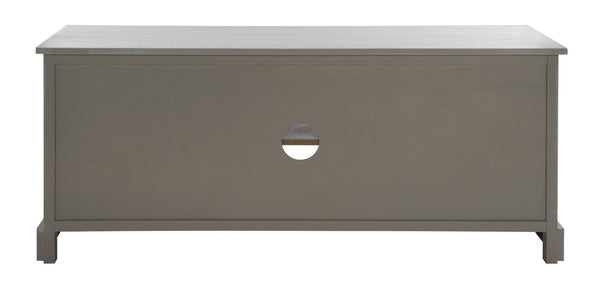 Safavieh Filbert 4 Drawer Media Stand - Elegant Whitewashed Grey Finish, Modern Minimalist Design For Your Space MED5705D