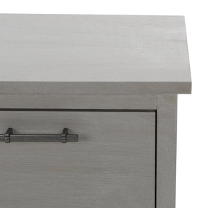 Safavieh Filbert 4 Drawer Media Stand - Elegant Whitewashed Grey Finish, Modern Minimalist Design For Your Space MED5705D