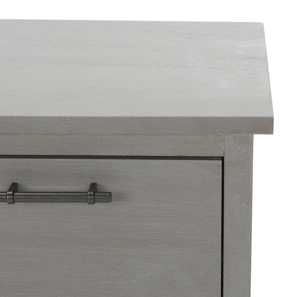 Safavieh Filbert 4 Drawer Media Stand - Elegant Whitewashed Grey Finish, Modern Minimalist Design For Your Space MED5705D