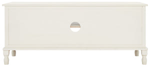 Safavieh Halton 2 Door 1 Shelf Media Stand Distressed White MED5706A
