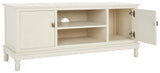 Safavieh Halton 2 Door 1 Shelf Media Stand Distressed White MED5706A