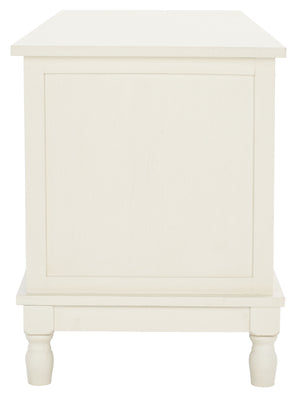 Safavieh Halton 2 Door 1 Shelf Media Stand Distressed White MED5706A