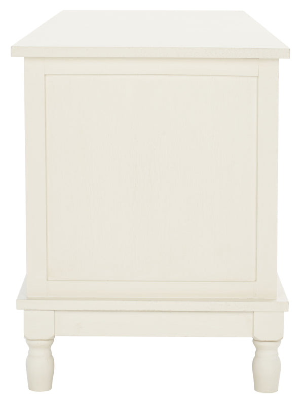 Safavieh Halton 2 Door 1 Shelf Media Stand Distressed White MED5706A