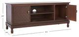 Safavieh Halton 2 Door 1 Shelf Media Stand Brown MED5706C