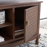 Safavieh Halton 2 Door 1 Shelf Media Stand Brown MED5706C