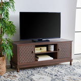 Safavieh Halton 2 Door 1 Shelf Media Stand Brown MED5706C