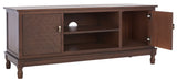 Safavieh Halton 2 Door 1 Shelf Media Stand Brown MED5706C