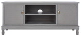 Safavieh Halton 2 Door 1 Shelf Media Stand White Washed Grey MED5706D