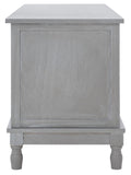 Safavieh Halton 2 Door 1 Shelf Media Stand White Washed Grey MED5706D