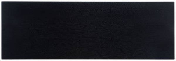 Safavieh Ryder Timeless 2-Door Media Stand With Striated Detail For Organizing Your Entertainment Space Black MED5707B