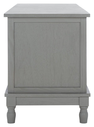 Safavieh Tate Media Stand With Two Doors And Open Shelf - Ideal Storage Solution For Home Entertainment Areas Distressed Grey MED5708C