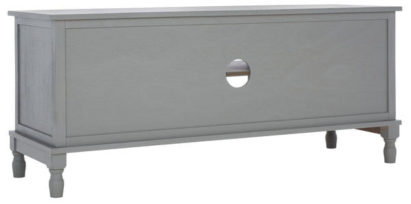 Safavieh Haines 2-Door Media Stand With Shelf – Timeless Design For Modern Living Rooms And Compact Spaces Distressed Grey MED5709B