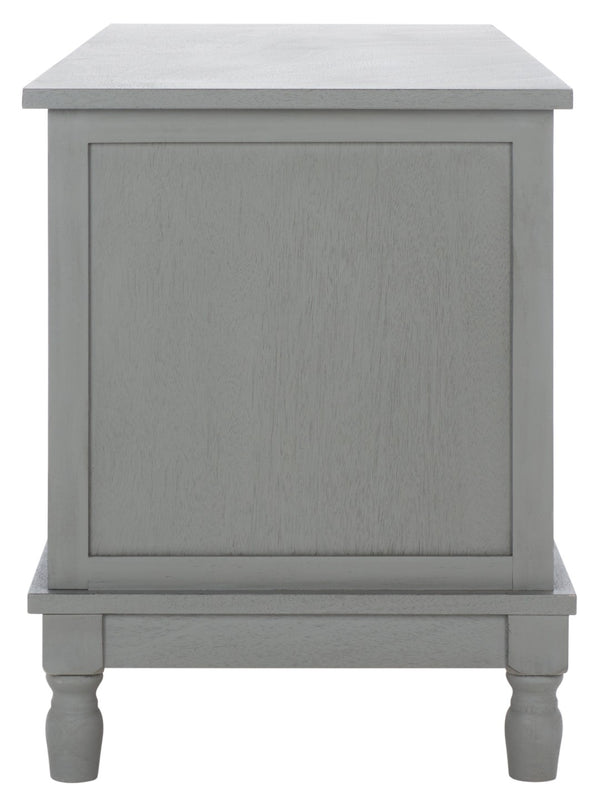 Safavieh Haines 2-Door Media Stand With Shelf – Timeless Design For Modern Living Rooms And Compact Spaces Distressed Grey MED5709B