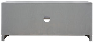 Safavieh Aliyah Rustic Farmhouse Media Stand With Enclosed Storage And Open Shelf For Modern Interiors Distressed Grey MED5710B