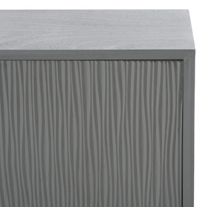 Safavieh Aliyah Rustic Farmhouse Media Stand With Enclosed Storage And Open Shelf For Modern Interiors Distressed Grey MED5710B