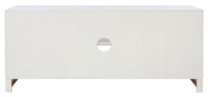 Safavieh Aliyah Rustic Farmhouse Media Stand With Enclosed Storage And Open Shelf For Modern Interiors White MED5710D
