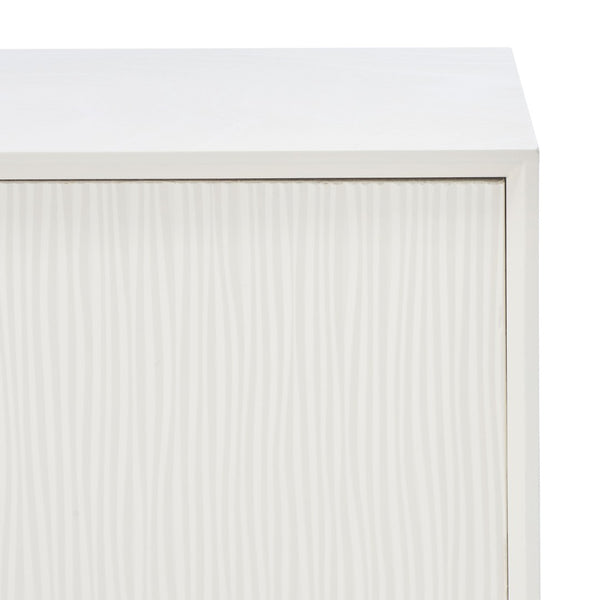 Safavieh Aliyah Rustic Farmhouse Media Stand With Enclosed Storage And Open Shelf For Modern Interiors White MED5710D