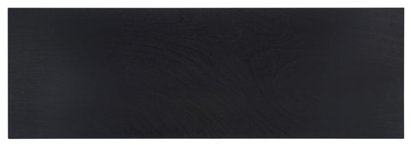 Safavieh Estella 2-Door Media Stand With Shelf - Sleek Black Storage For Tvs & Accessories, Modern Design MED5711B