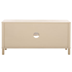 Safavieh Thurston 2-door Media Stand - Elegant Tv Cabinet For Stylish Living Spaces And Organized Entertainment Natural Wood Med5712a