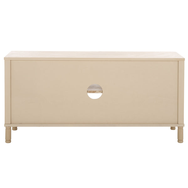 Safavieh Thurston 2-door Media Stand - Elegant Tv Cabinet For Stylish Living Spaces And Organized Entertainment Natural Wood Med5712a